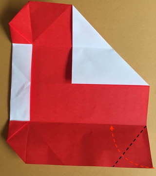 ハートの箸袋の折り方15